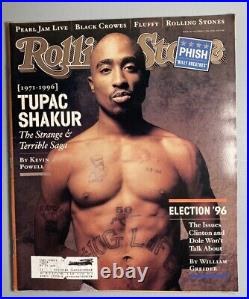 Rolling Stone Magazine October 1996 #746 Tupac Shakur (VINTAGE)