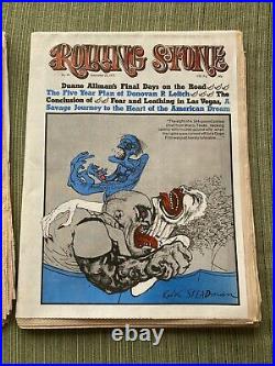 Rolling Stone Nov. 11,1971 #95 & #96 Fear Loathing in Las Vegas Ralph Steadman