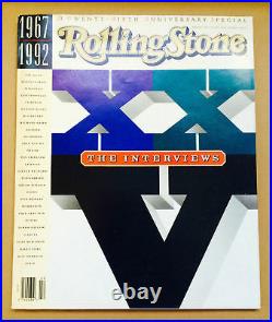 Rolling Stone Rare 1992 Magazines 25th Anni Special Portraits & The Interviews