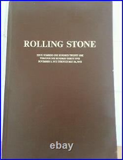 Rolling Stone bound 121 to 135 fall 72 spring 73
