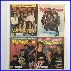 Rolling Stone magazine 1984 Lot of 23 Concert of the Year, Madonna, Huey