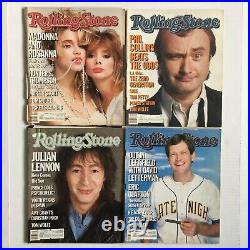 Rolling Stone magazine 1985 Lot of 22 Tina Turner, Clint Eastwood, Billy Idol