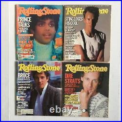 Rolling Stone magazine 1985 Lot of 22 Tina Turner, Clint Eastwood, Billy Idol