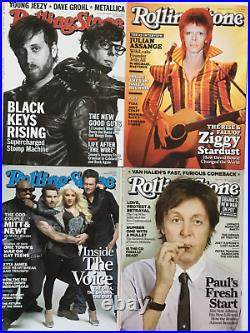 Rolling Stone magazine 2012 / 23 issues Black Keys, Metallica, Bowie, Obama