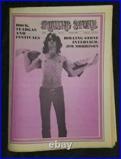 Rolling Stone magazine #38 July 26 1969 Jim Morrison interview Newport'69 NL