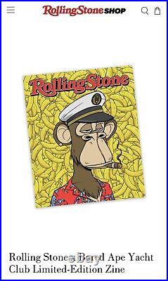 Rolling Stone x Bored Ape Yacht Club Limited Edition Zine 773/2500 Sealed UK