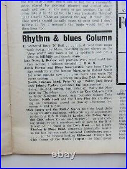 Rolling Stones At Ealing Club Ad In Jazz & Review Magazine 7 Nov 1962