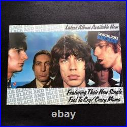 Rolling Stones Black and Blue promotional pamphlet 1976 from Japan