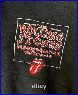 Rolling Stones Bridges To Babylon Tour Rare genuine Crew promo XL jacket BNWT