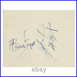 Rolling Stones Keith Richards and Brian Jones 1960s Autographs (UK)