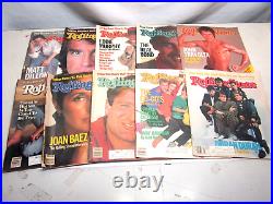 Rolling Stones Magazines lot Prince, Elvis, Lennon/Ono, Bowie, Dylan, Jagger