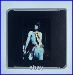 Rolling Stones Mick Jagger Transparency Positive Photographic Slide 1973