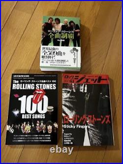 Rolling Stones Mook Book Set Of 3 Books from Japan