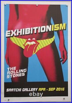 Rolling Stones Poster Original Ltd Ed. #434 Exhibitionism Saatchi London 2016