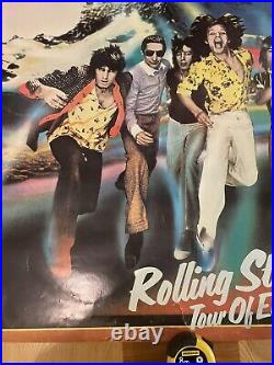 Rolling Stones Poster Original Tour Of Europe 1976