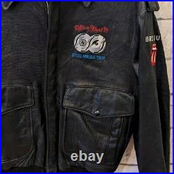 Rolling Stones Rare Steel Wheels 89 Touring Crew Tour Jacket