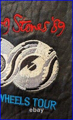 Rolling Stones Rare Steel Wheels 89 Touring Crew Tour Jacket