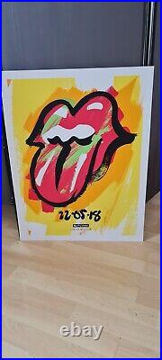 Rolling Stones Screen Print Art