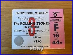 Rolling Stones Ticket 1973