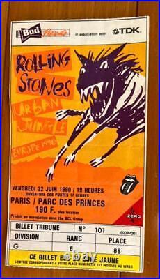 Rolling Stones URBAN JUNGLE EUROPE1990 Concert Pamphlet from Japan