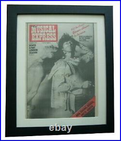 Rolling Stones+nme 1975+rare Original+poster+quality Framed+express+global Ship