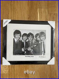Rolling Stones original photo signed by photographer
