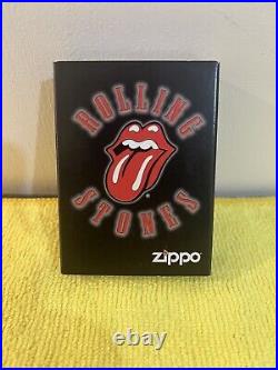 Rolling Stones zippo lighter boxed and unused condition. Super rare