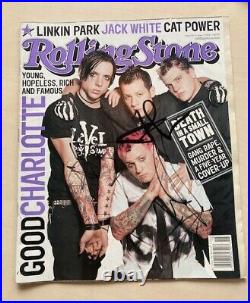 Rolling stone magazine issue 921 may 1 2003 good charlotte SIGNED