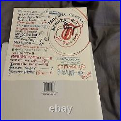 Rolling stones vinyl album+Newark New Jersey Print