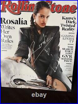 Rosalia Signed Rolling stone Magazine PSA/DNA COA