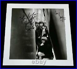 SIGNED CHARLIE WATTS BILL WYMAN THE ROLLING STONES 12x12 PHOTO RARE MICK JAGGER