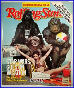 STAR WARS Vacation Ewok Leia Vader Rolling Stone Magazine July 21 -August 4 1983
