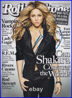 Shakira signed Rolling Stone magazine