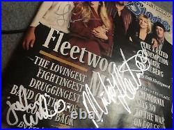 Signed/autographed Fleetwood Mac Rolling Stone Magazine John Mick Lindsey