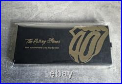 THE ROLLING STONES 60th Anniversary GOLD PLATED STAMP SET UK Royal Mail? Rare