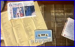 THE ROLLING STONES Undercover JAPAN Cassette MEGA RARE