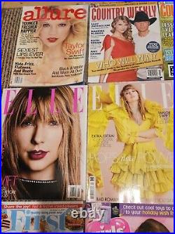 Taylor Swift Mega Magazine Collectors Lot #6 Elle, Fame, Rolling Stone, Time