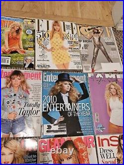 Taylor Swift Mega Magazine Collectors Lot #6 Elle, Fame, Rolling Stone, Time
