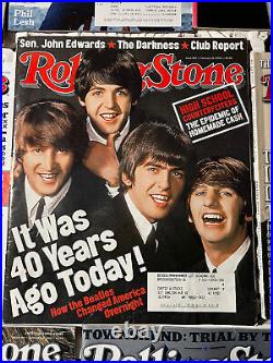The Beatles Magazine Lot of Rolling Stone Mags 2000 thru 2022 SHIPS FREE