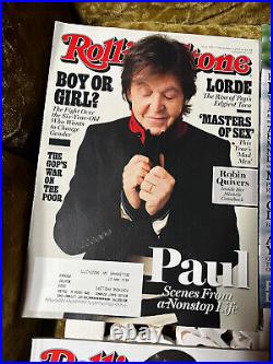 The Beatles Magazine Lot of Rolling Stone Mags 2000 thru 2022 SHIPS FREE