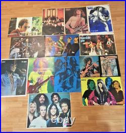The Beatles Rolling Stones The Who Jethro Tull Lot Mexico Rock Magazines Posters