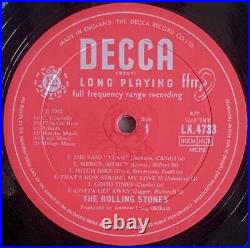 The Rolling Stone Out Of Our Heads -1965 Decca Mono Lk 4733 Uk Press