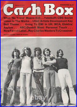The Rolling Stones Cash Box September 29, 1973 USA Magazine