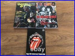 The Rolling Stones book, 6 magazine set discography 1963-1988 others from Japan