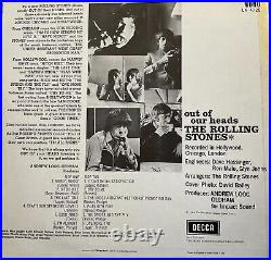 The Rolling Stones'out Of Our Heads'. Rare Uk Export Album. Mono. 1965. Decca