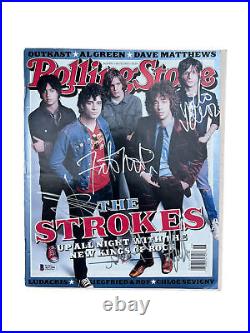 The Strokes (November 13th, 2003) Band Signed Rolling Stone Magazine BECKETT BAS