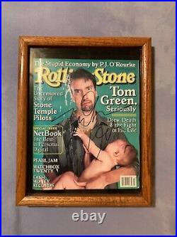 Tom Green Autographed Rolling Stone Magazine, June, 2000