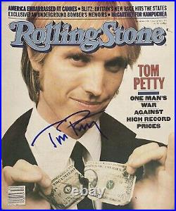 Tom Petty Signed Magazine Tom Petty Autographed Rolling Stone Magazine W Proof