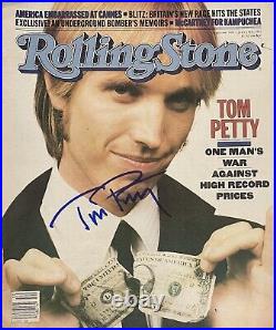 Tom Petty Signed Magazine Tom Petty Autographed Rolling Stone Magazine W Proof