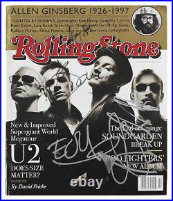 U2 (4) Bono, Edge, Clayton & Mullen Signed May 1997 Rolling Stone Magazine BAS